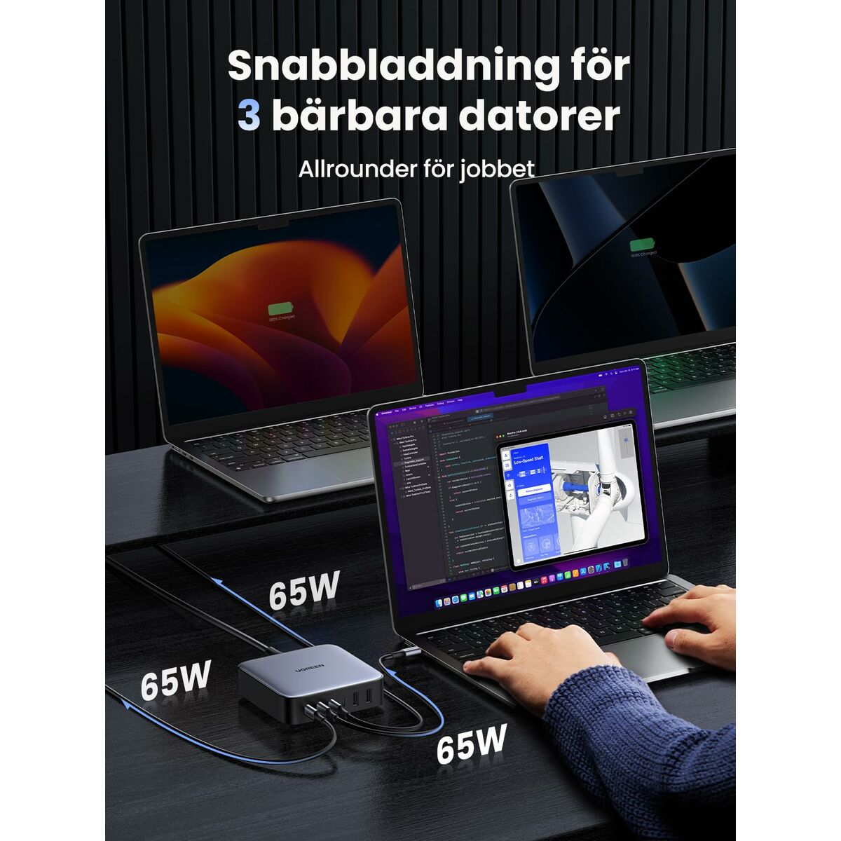 Cable USB a Lightning Ugreen 40914 Negro Gris 2 m