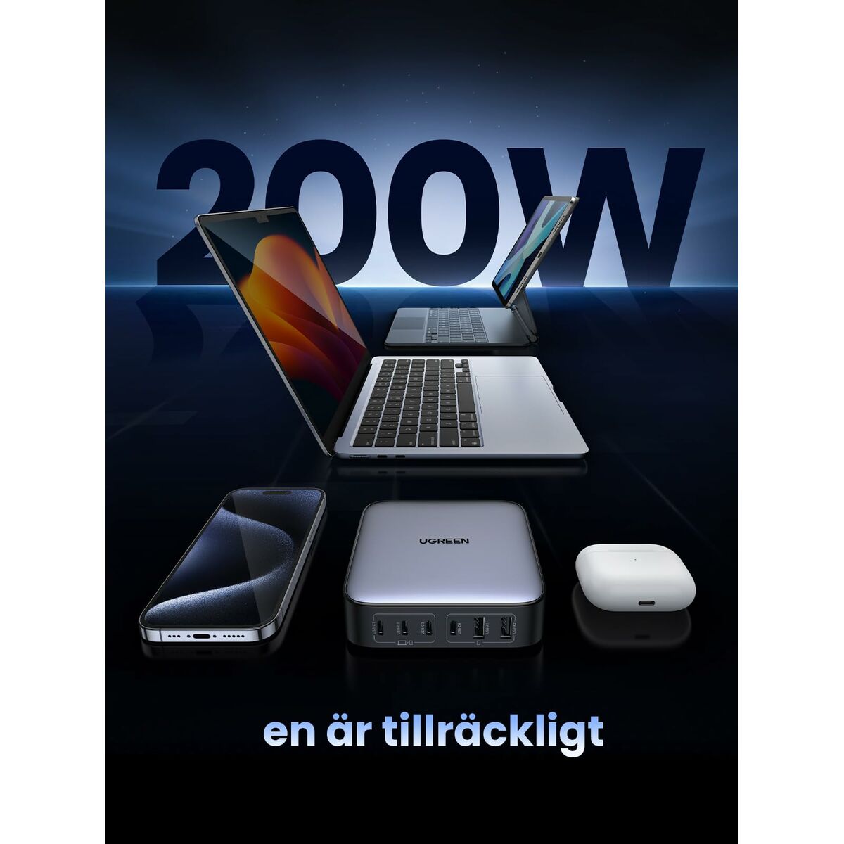 Cable USB a Lightning Ugreen 40914 Negro Gris 2 m