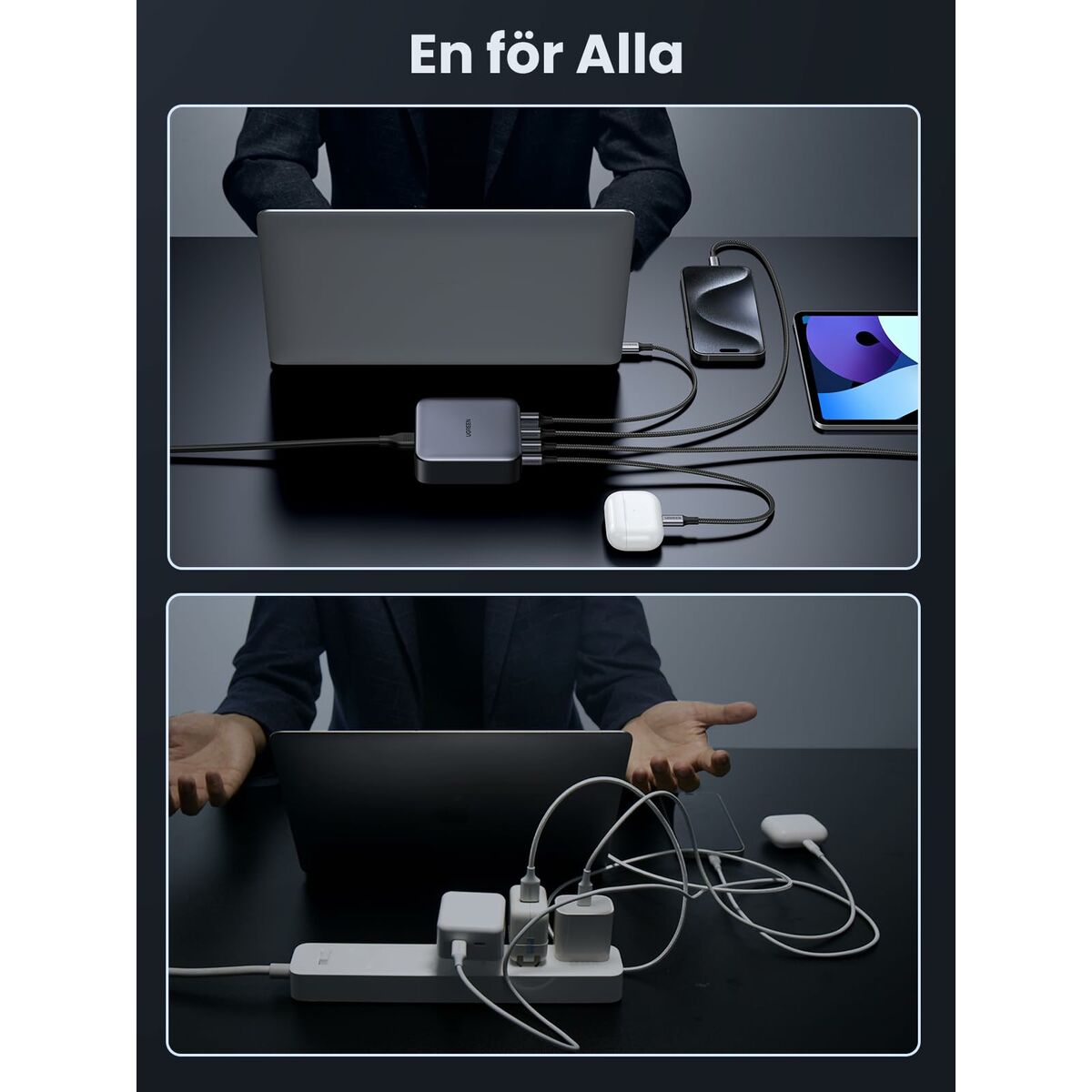 Cable USB a Lightning Ugreen 90928 Gris 2 m