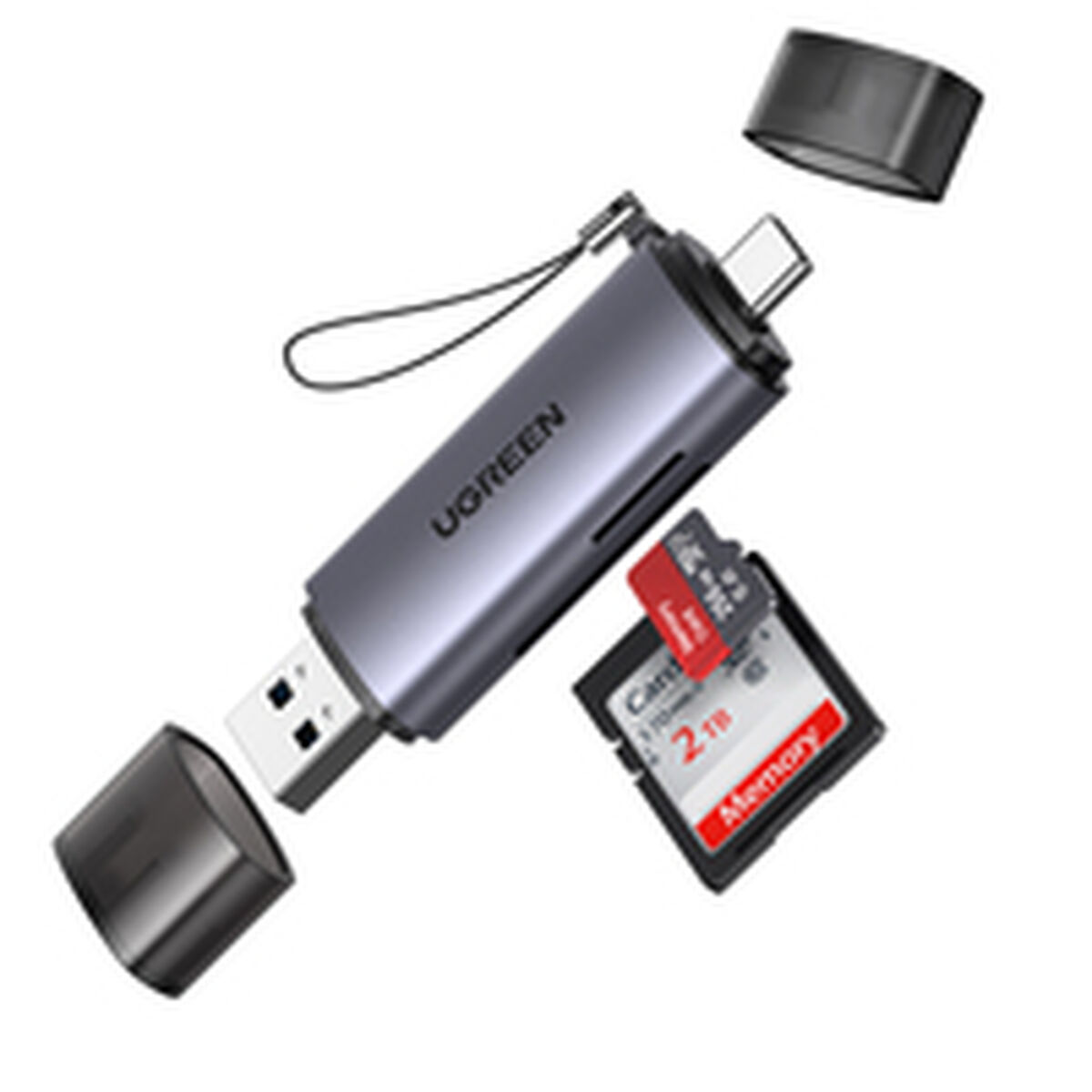 Lector de Tarjetas Ugreen 50706 Plateado