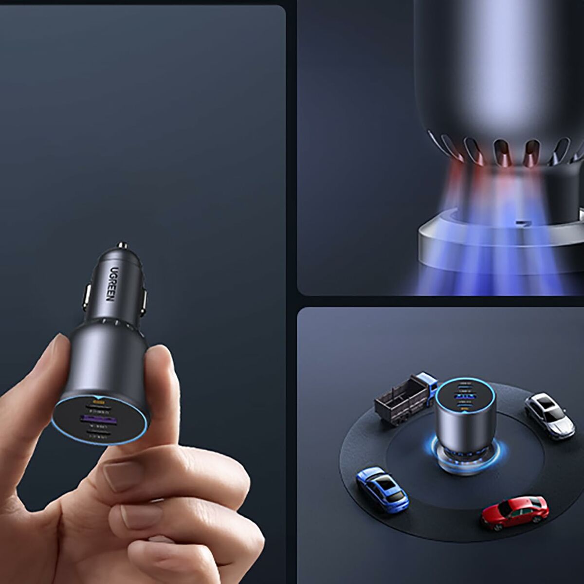 Cable USB a Lightning Ugreen 35025 Gris