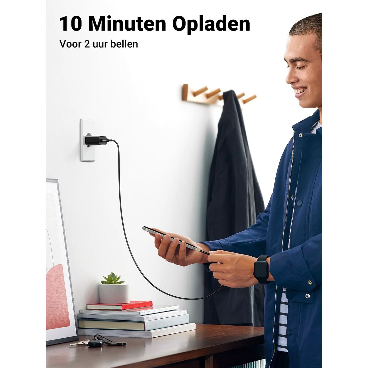 Cable USB a Lightning Ugreen 10191 Negro