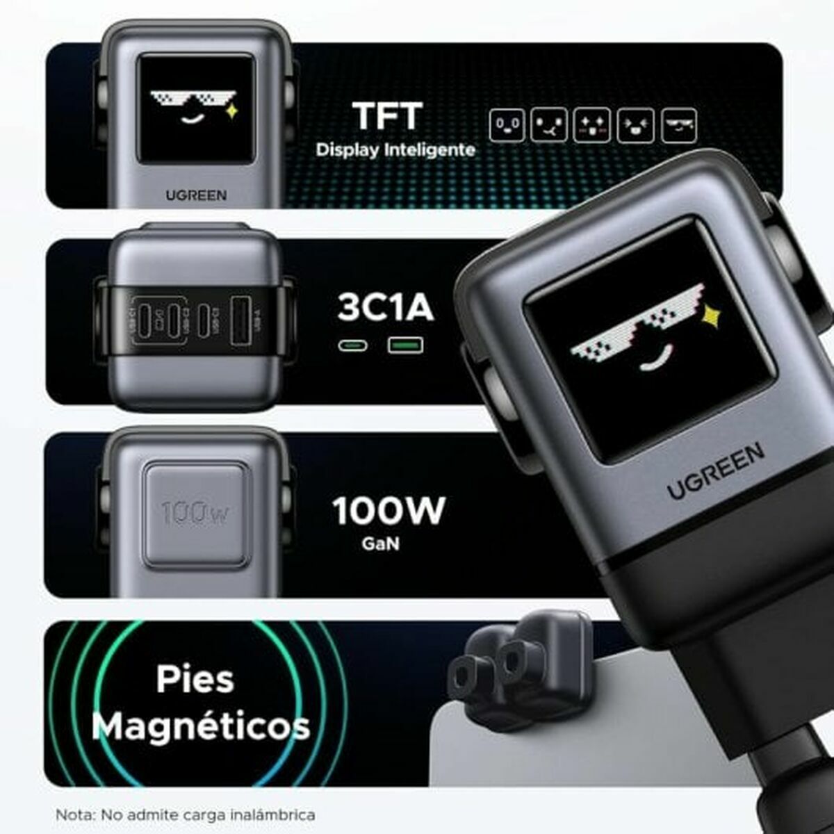 Videocámara de Vigilancia Ugreen 45515B Gris