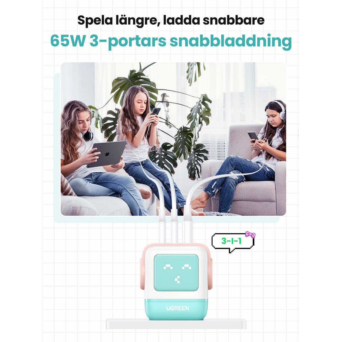 Videocámara de Vigilancia Ugreen 35855 Azul