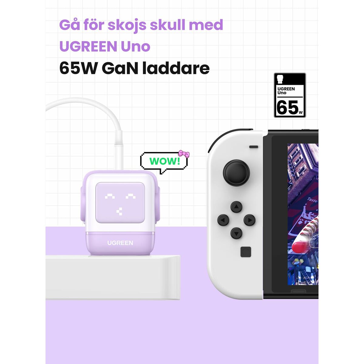 Videocámara de Vigilancia Ugreen 35291 Rosa Púrpura