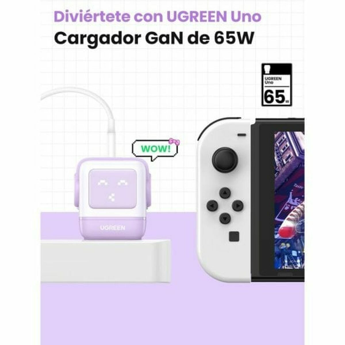 Videocámara de Vigilancia Ugreen 35291 Rosa Púrpura