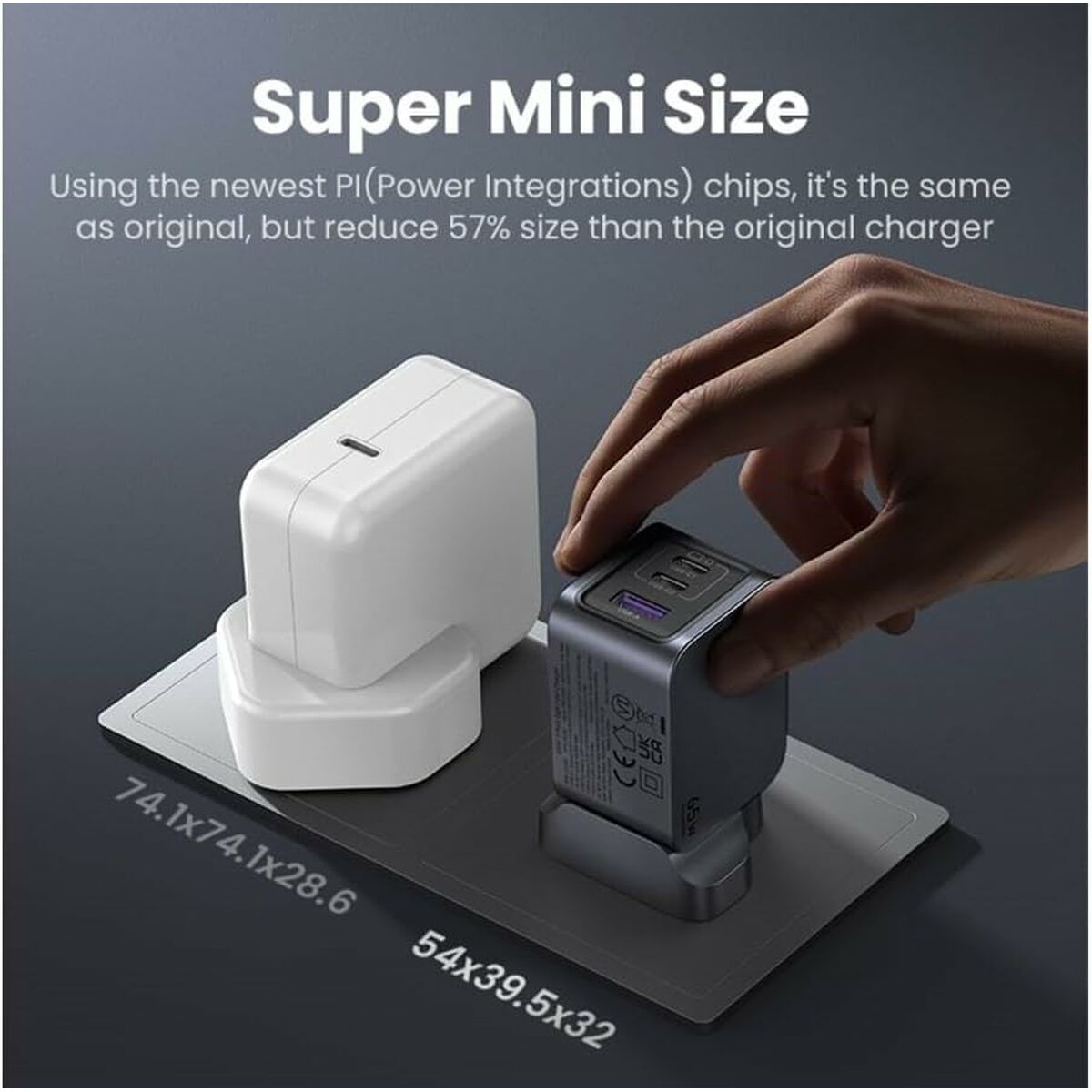 Cable USB a Lightning Ugreen 25871 Gris