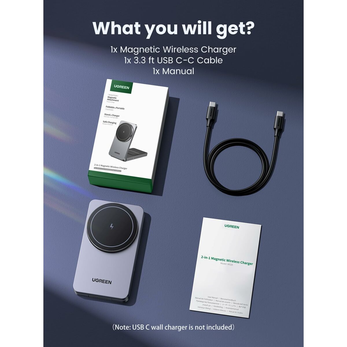 Cable USB a Lightning Ugreen 45056 Negro