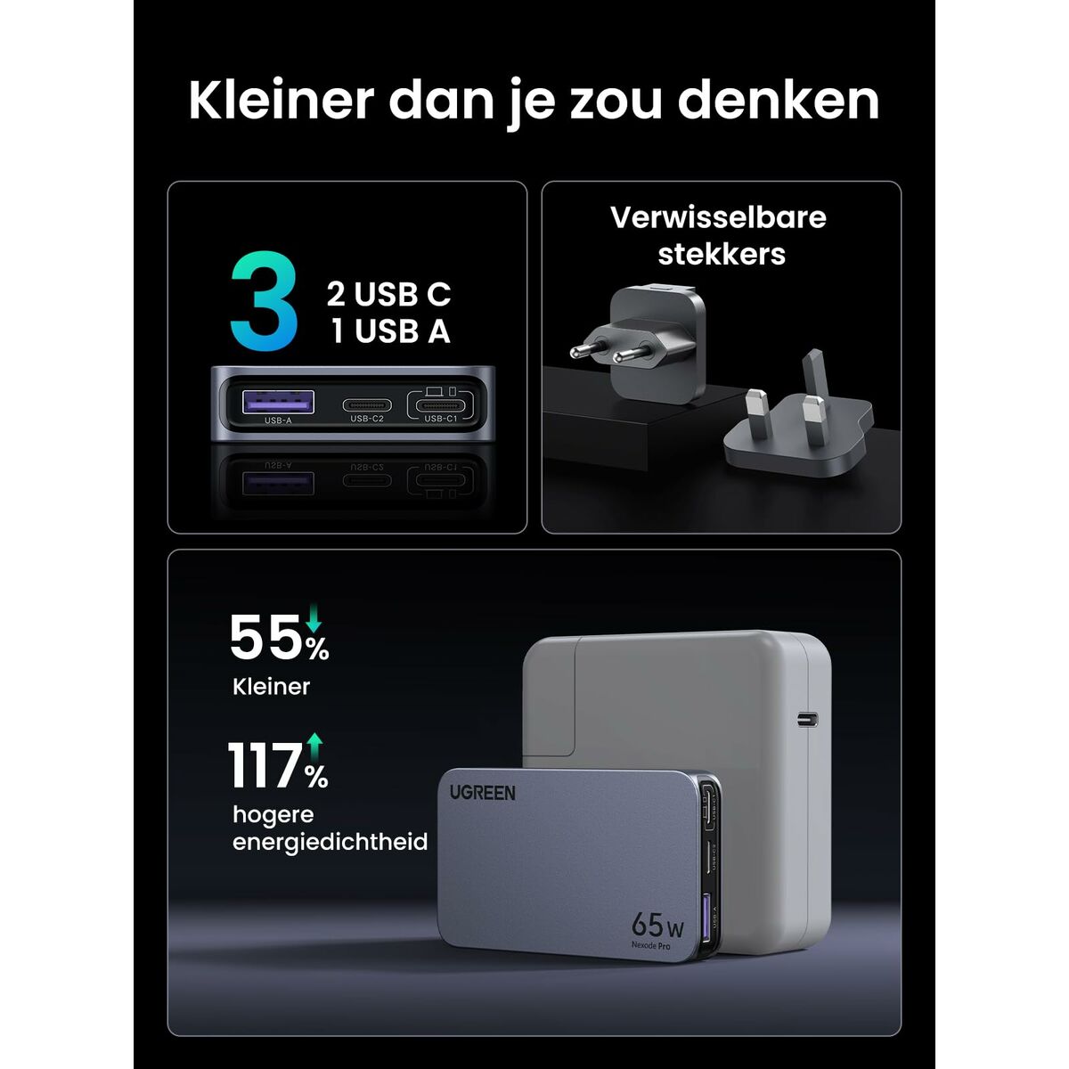 Cable USB a Lightning Ugreen UG25356 Negro