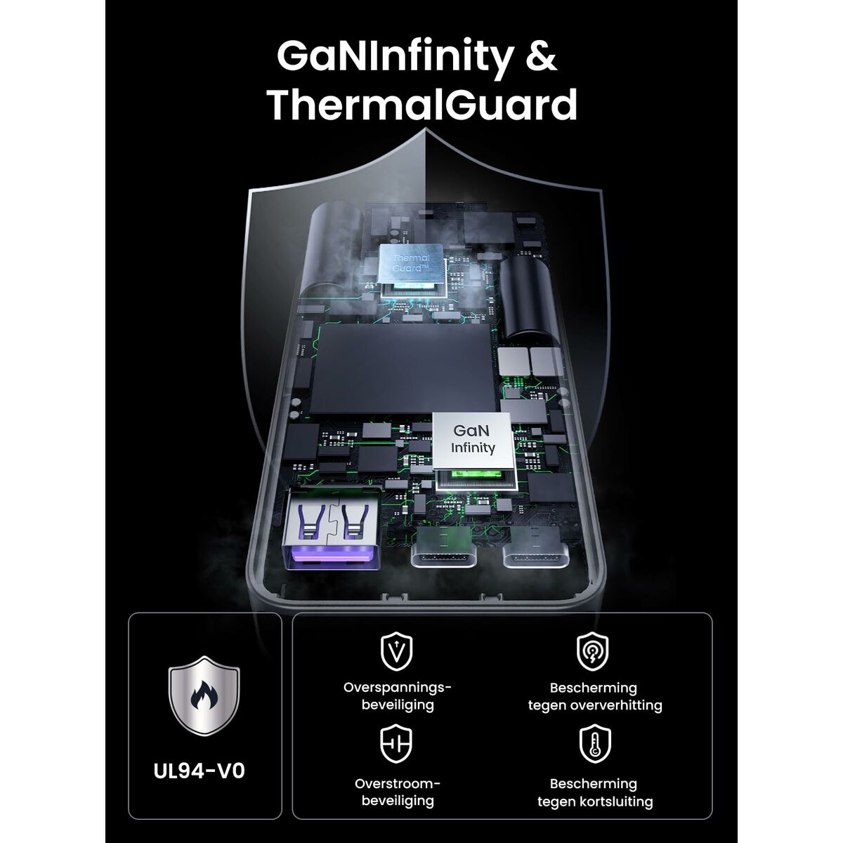 Cable USB a Lightning Ugreen UG25356 Negro