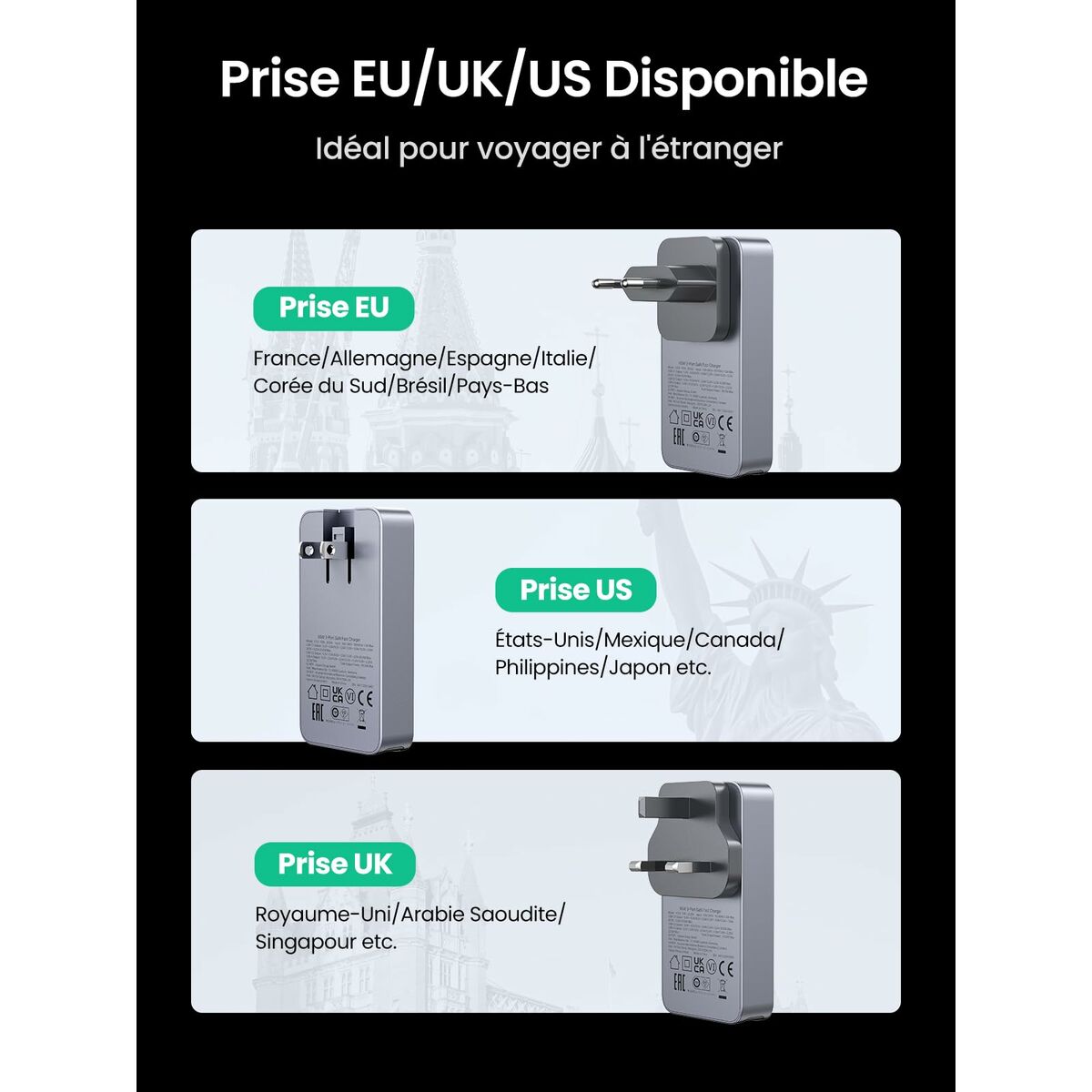 Cable USB a Lightning Ugreen UG25356 Negro