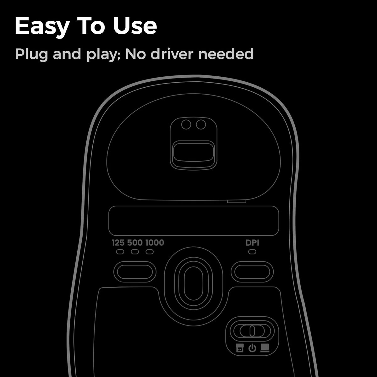 Ratón Zowie 9H.N4TBE.A2E Negro 3200 DPI