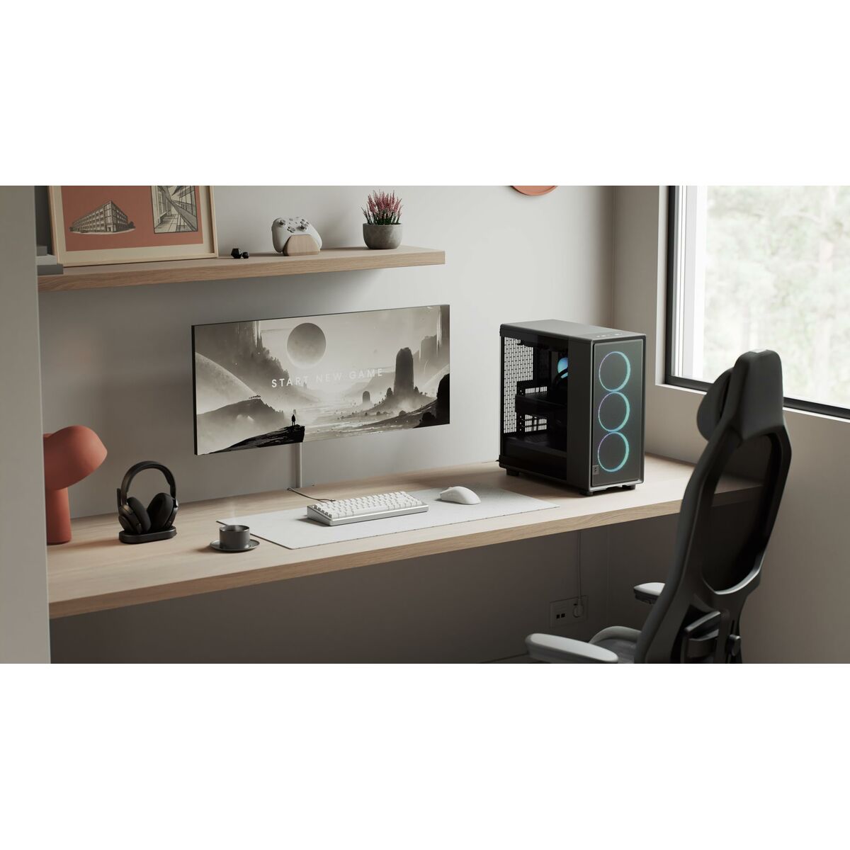 Caja Semitorre ATX Fractal Design FD-C-EPO1A-04 Negro