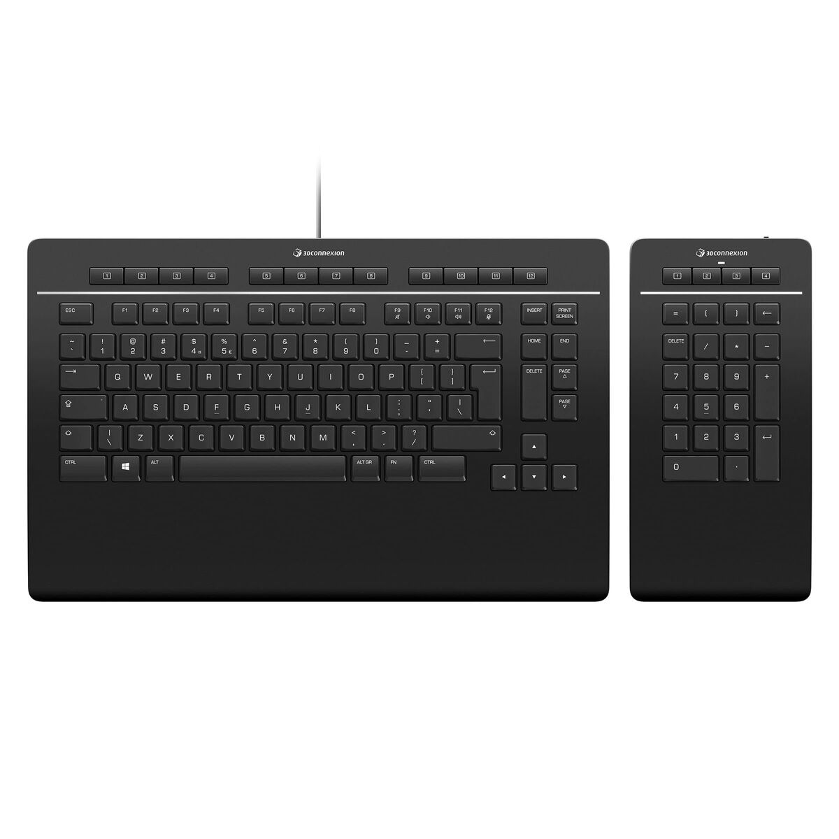 Teclado 3Dconnexion 3DX-700092 Negro Qwerty US