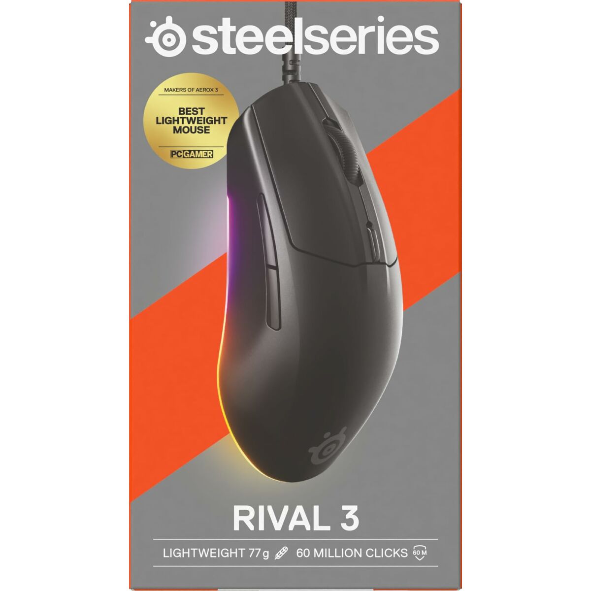 Ratón SteelSeries 62515 Negro 8500 dpi