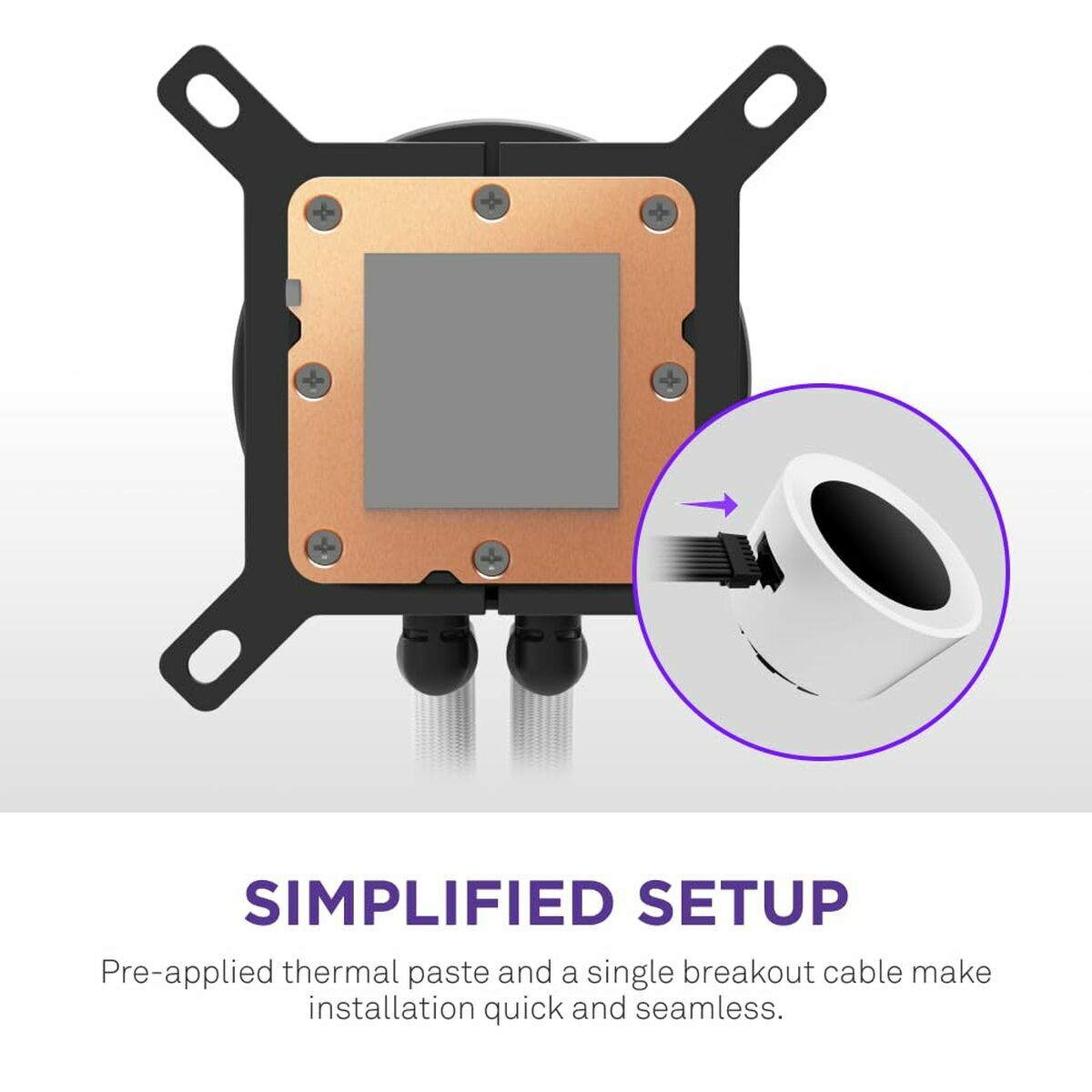 Kit de Refrigeración Líquida NZXT RL-KR240-W2 Blanco