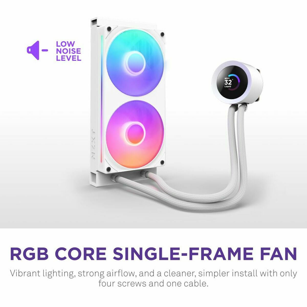 Kit de Refrigeración Líquida NZXT RL-KR240-W2 Blanco