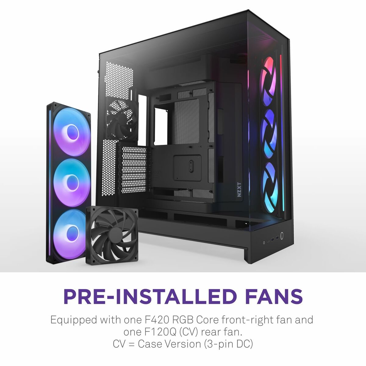 Caja Semitorre ATX NZXT CM-H92FB-R1 Negro