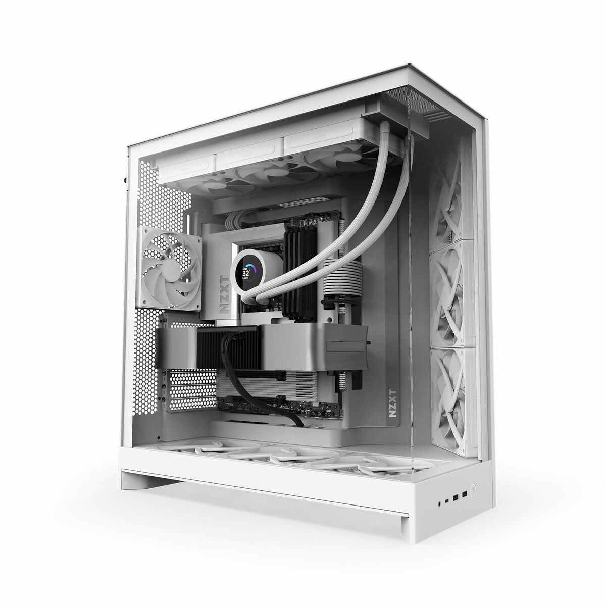 Caja Semitorre ATX NZXT CM-H92FW-01 Blanco