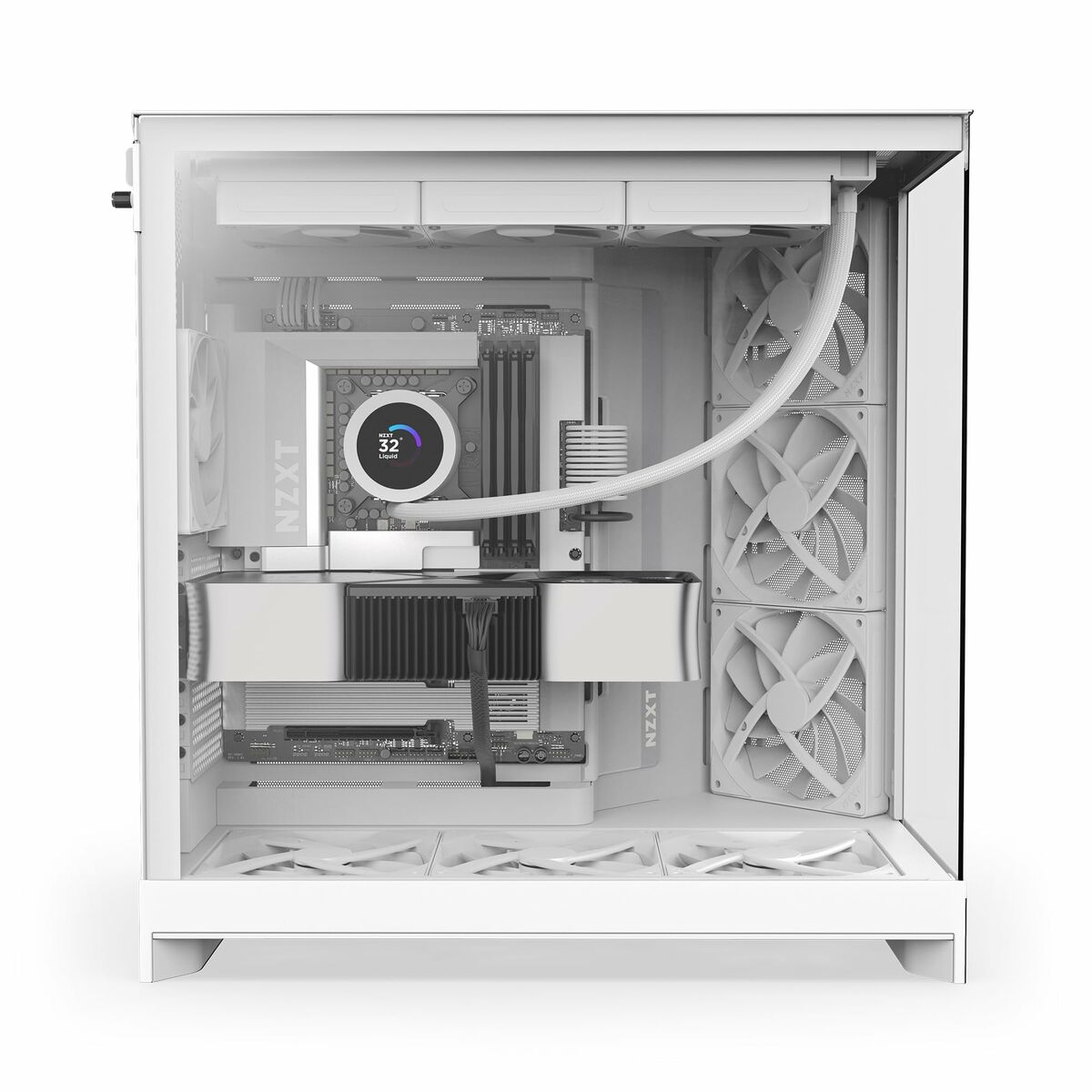 Caja Semitorre ATX NZXT CM-H92FW-01 Blanco
