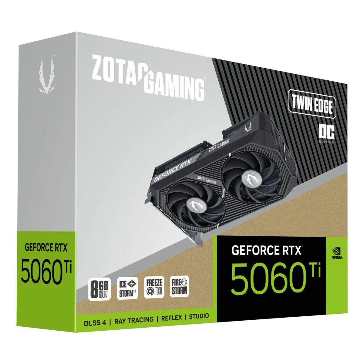 Tarjeta Gráfica Zotac ZT-B50610H-10M geforce rtx 5060 ti 8 GB GDDR7