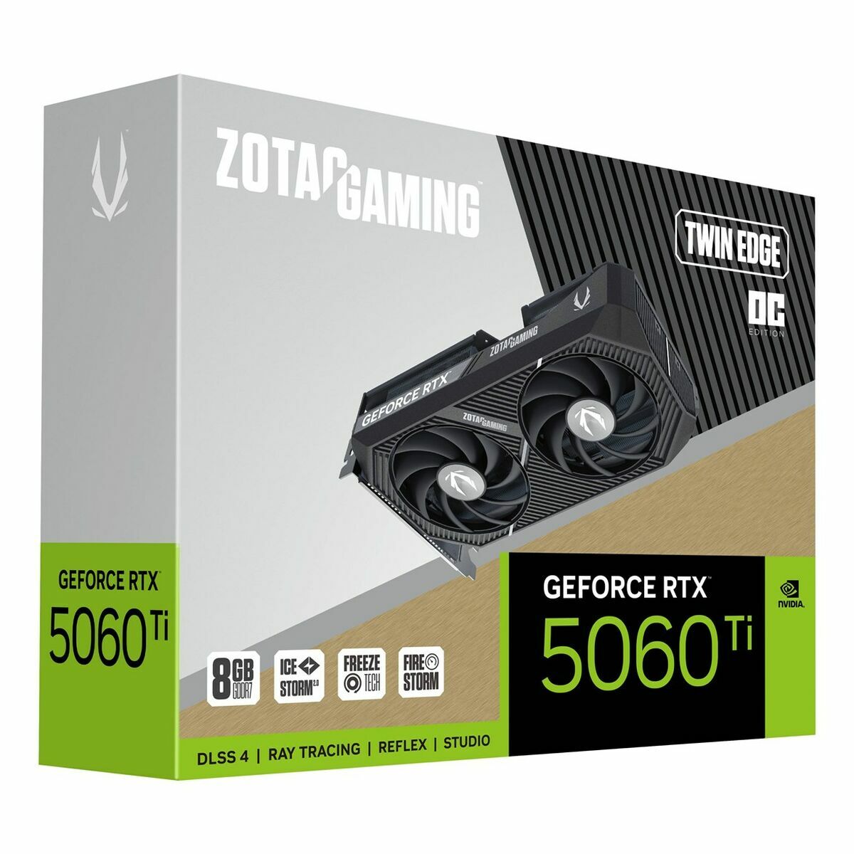 Tarjeta Gráfica Zotac ZT-B50610H-10M geforce rtx 5060 ti 8 GB GDDR7