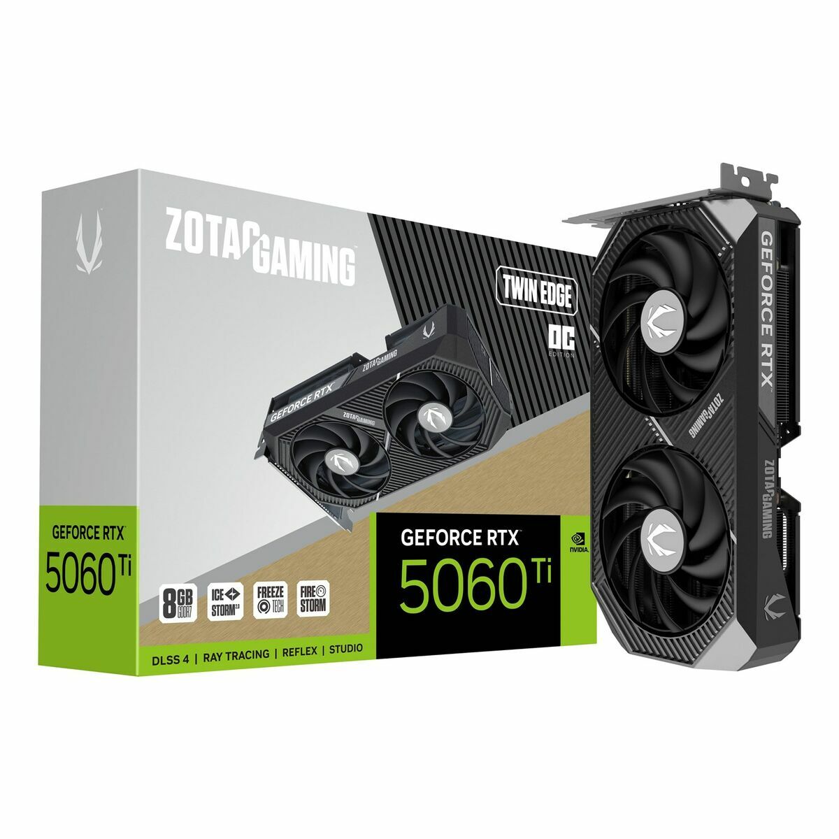 Tarjeta Gráfica Zotac ZT-B50610H-10M geforce rtx 5060 ti 8 GB GDDR7