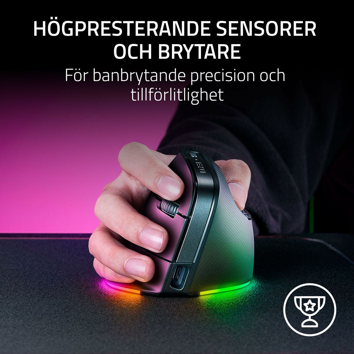 Ratón Razer RZ01-05250100-R3G1 Negro 30000 dpi