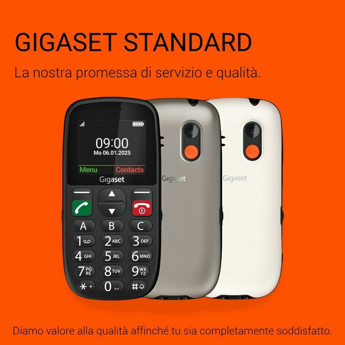 Smartphone Gigaset GL395 2,2" 32 MB RAM Negro