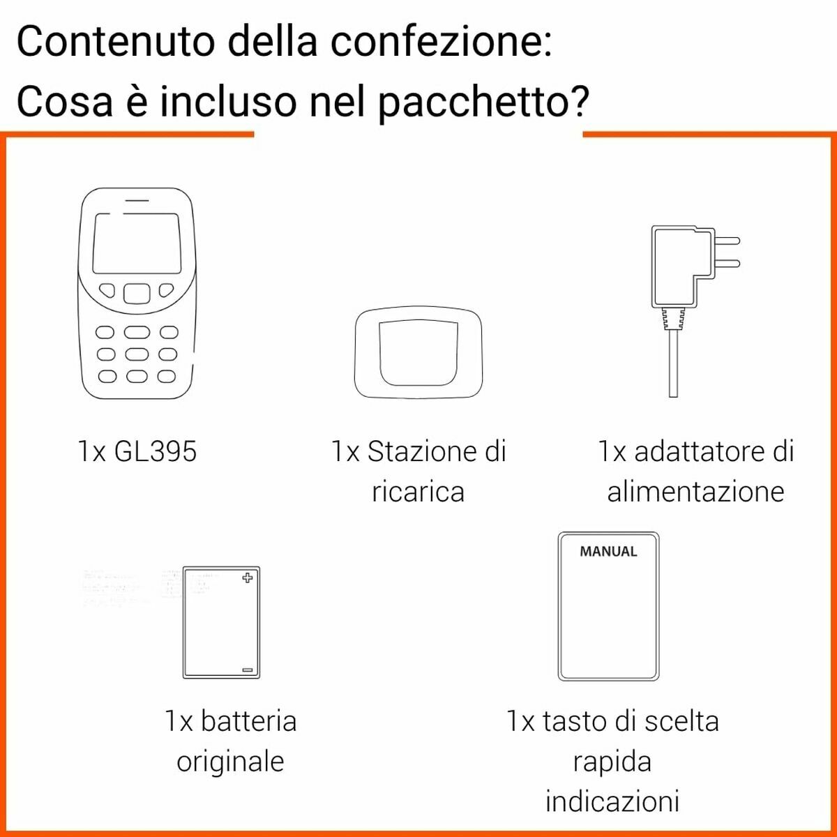 Smartphone Gigaset GL395 2,2" 32 MB RAM Negro