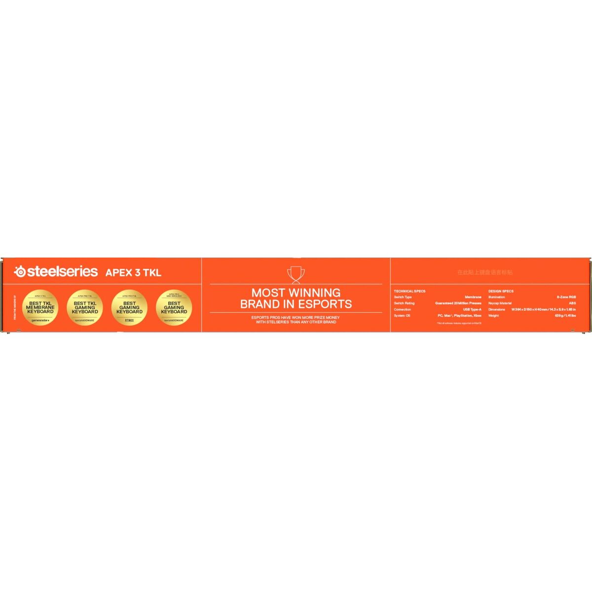 Teclado SteelSeries 64819 Blanco