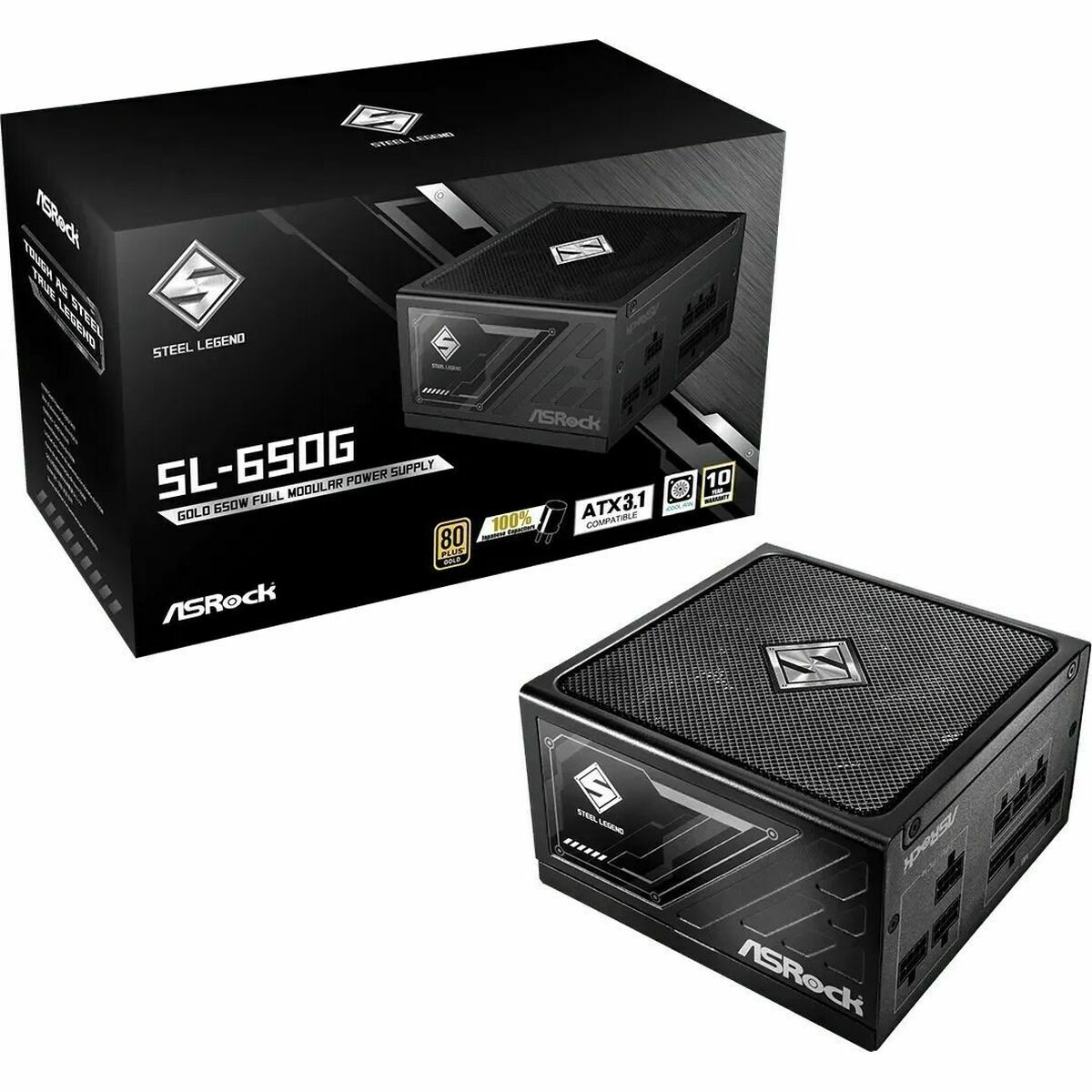 Fuente de Alimentación ASRock 90-UXS065-GFEAAA 650 W 80 Plus Gold