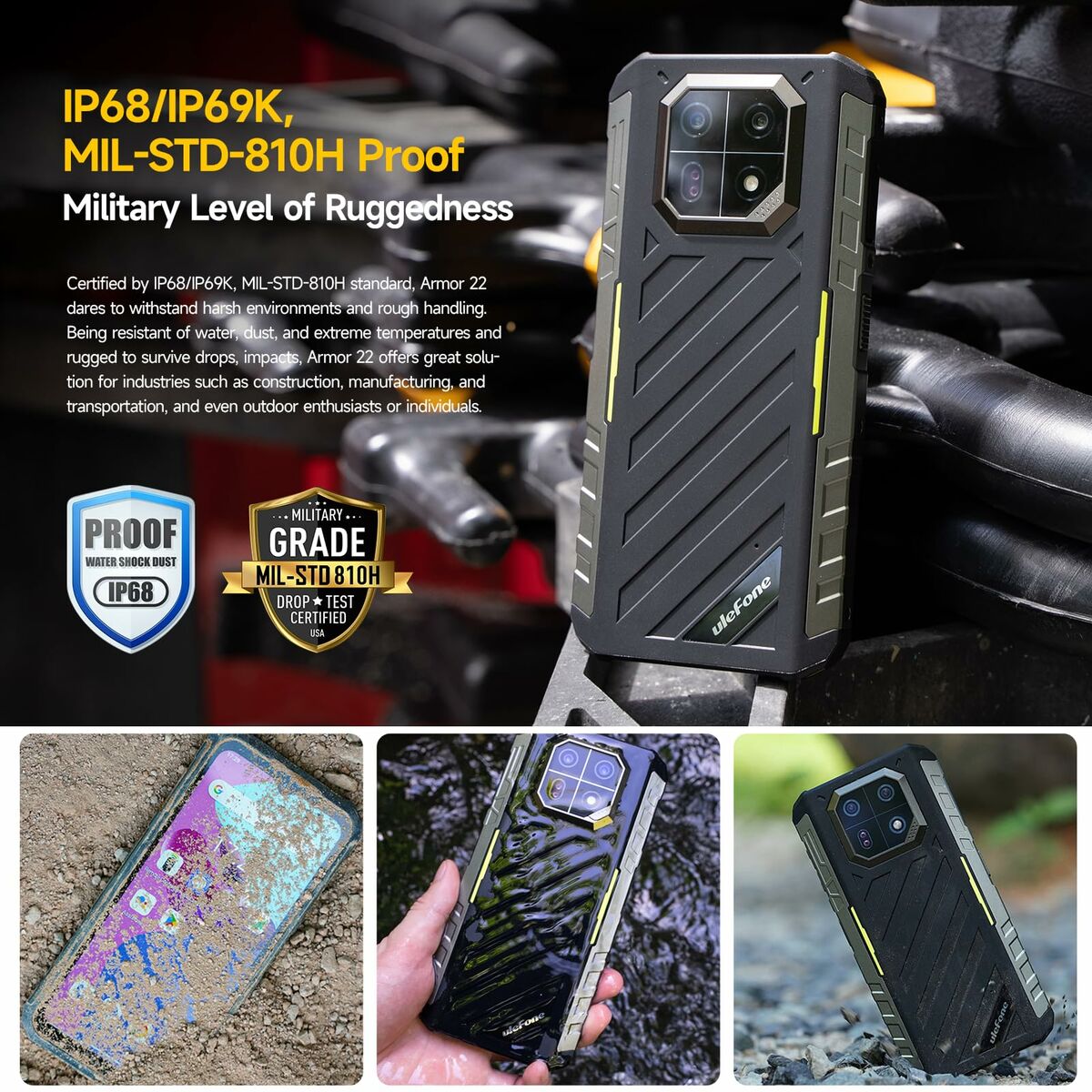 Smartphone Ulefone ARMOR X32 12 GB RAM 128 GB Negro