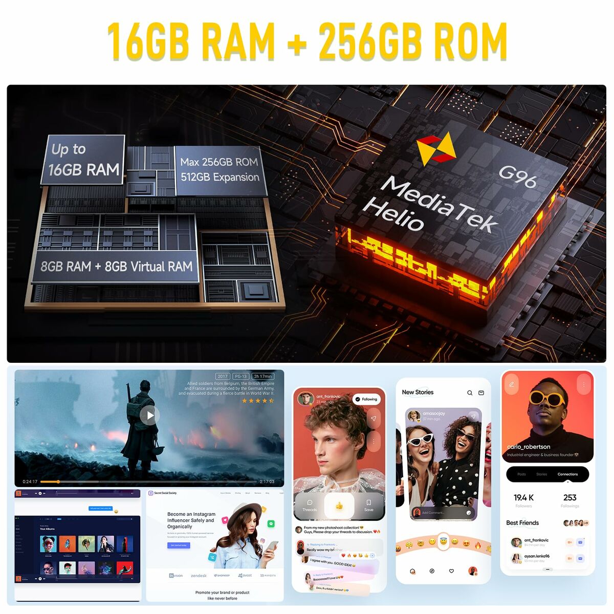 Smartphone Ulefone ARMOR X32 12 GB RAM 128 GB Negro
