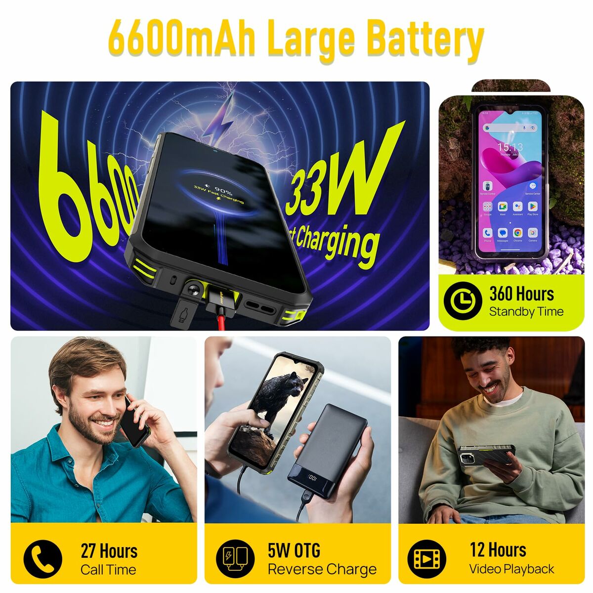 Smartphone Ulefone ARMOR X32 12 GB RAM 128 GB Negro