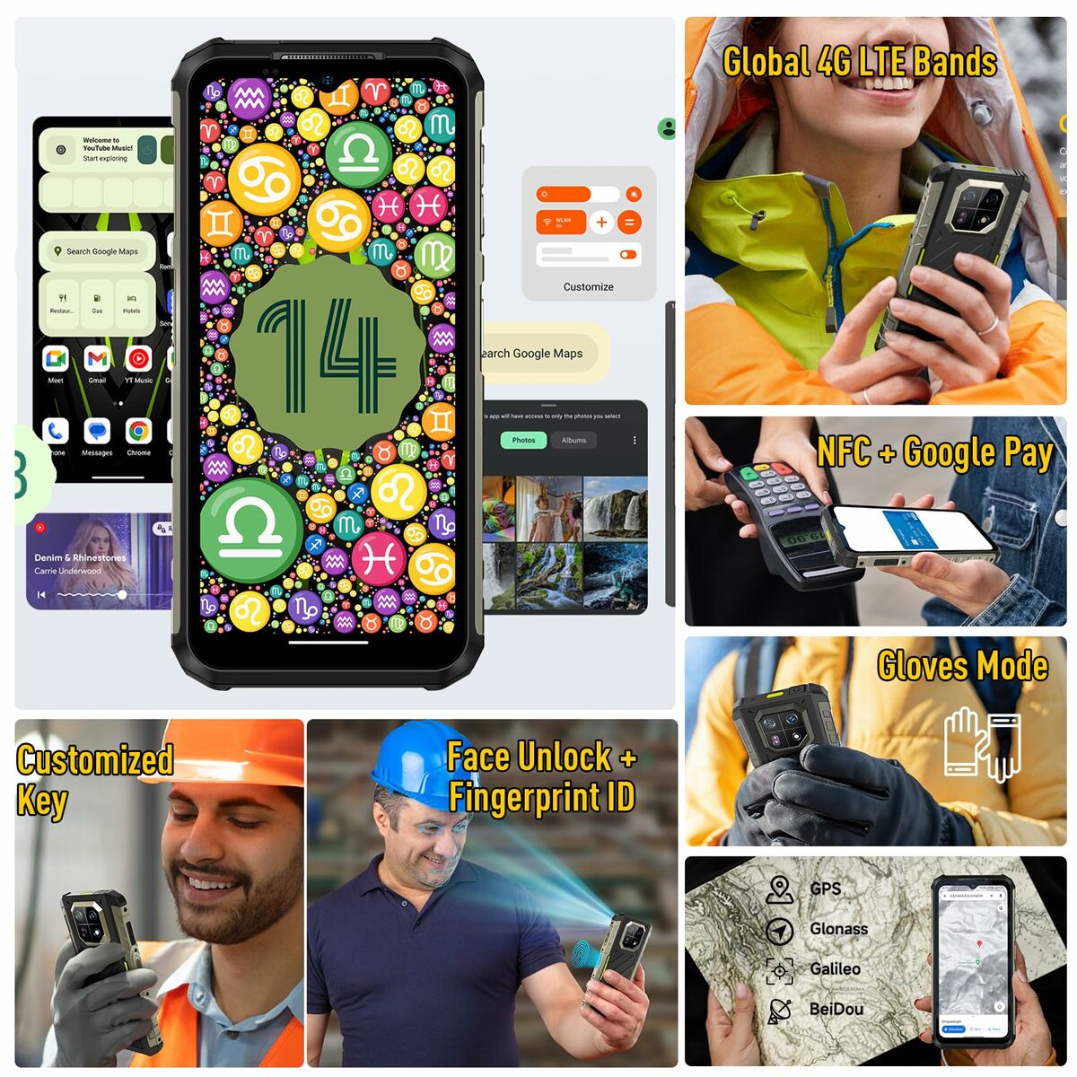 Smartphone Ulefone ARMOR X32 12 GB RAM 128 GB Negro