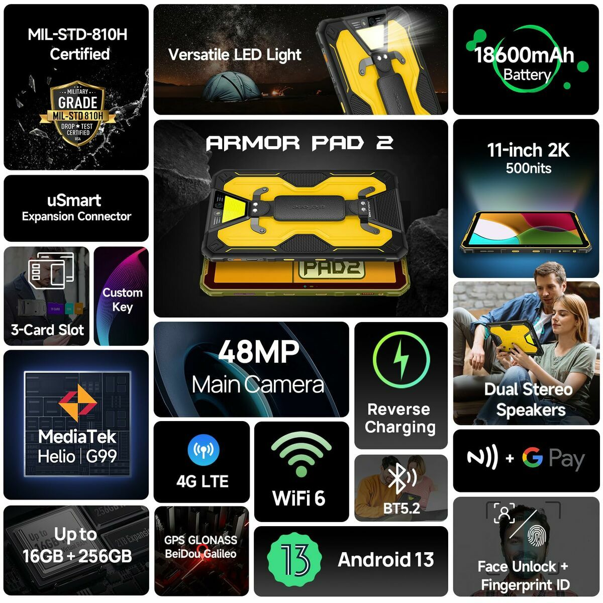 Smartphone Ulefone ARMOR X32 6 GB RAM 128 GB Naranja