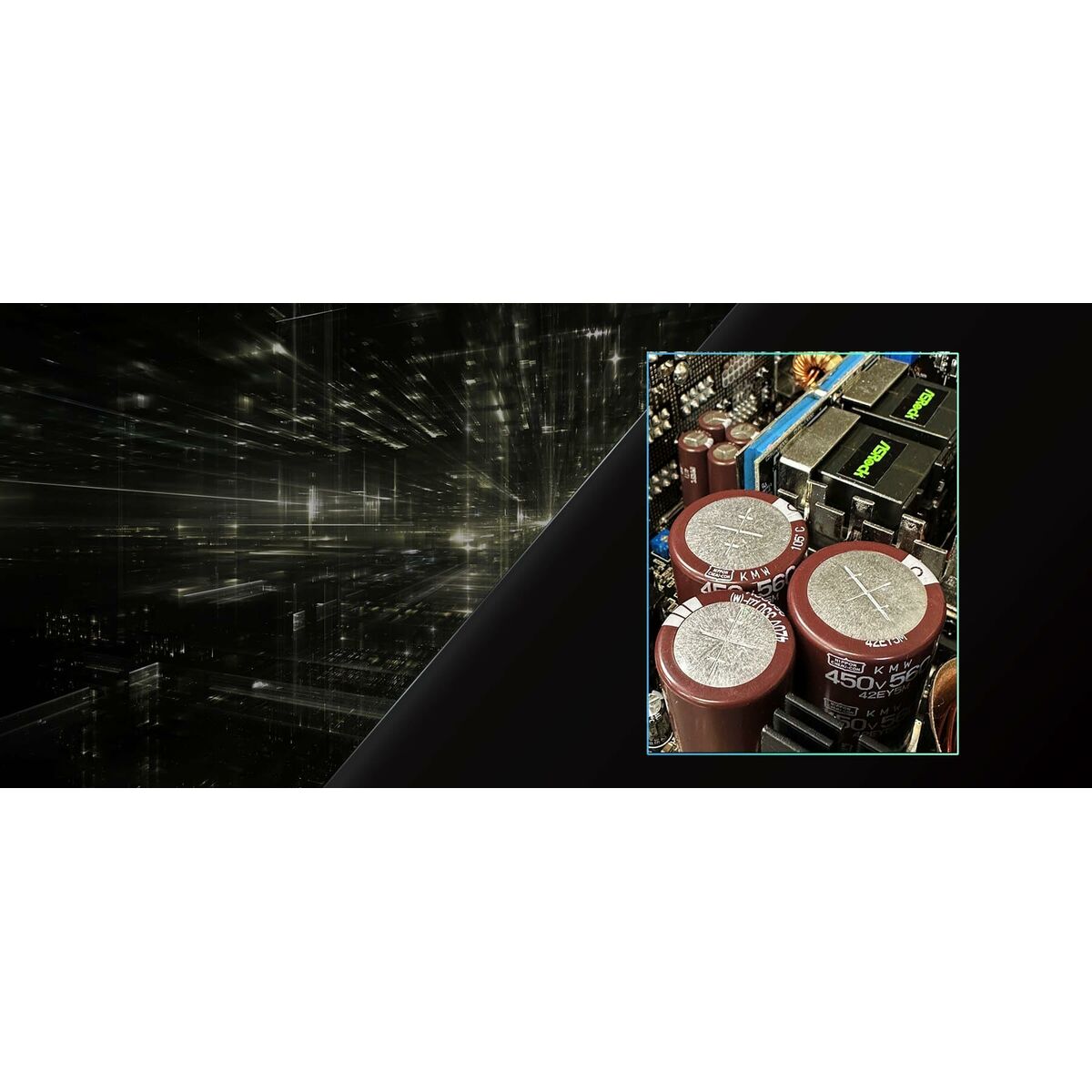 Fuente de Alimentación ASRock 90-UXP130-GFEAAB 1300 W 80 Plus Gold