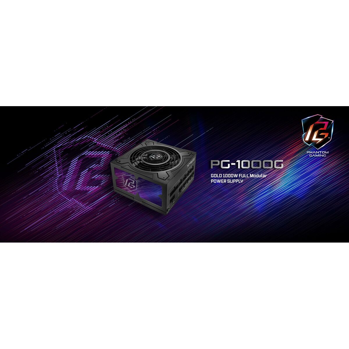 Fuente de Alimentación ASRock 90-UXP100-GFEAAB 1000 W 80 Plus Gold