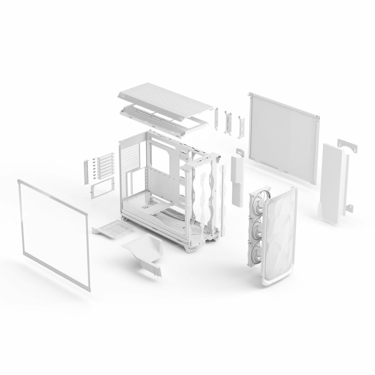 Caja Semitorre ATX Fractal Design FD-C-MES3X-06 Blanco