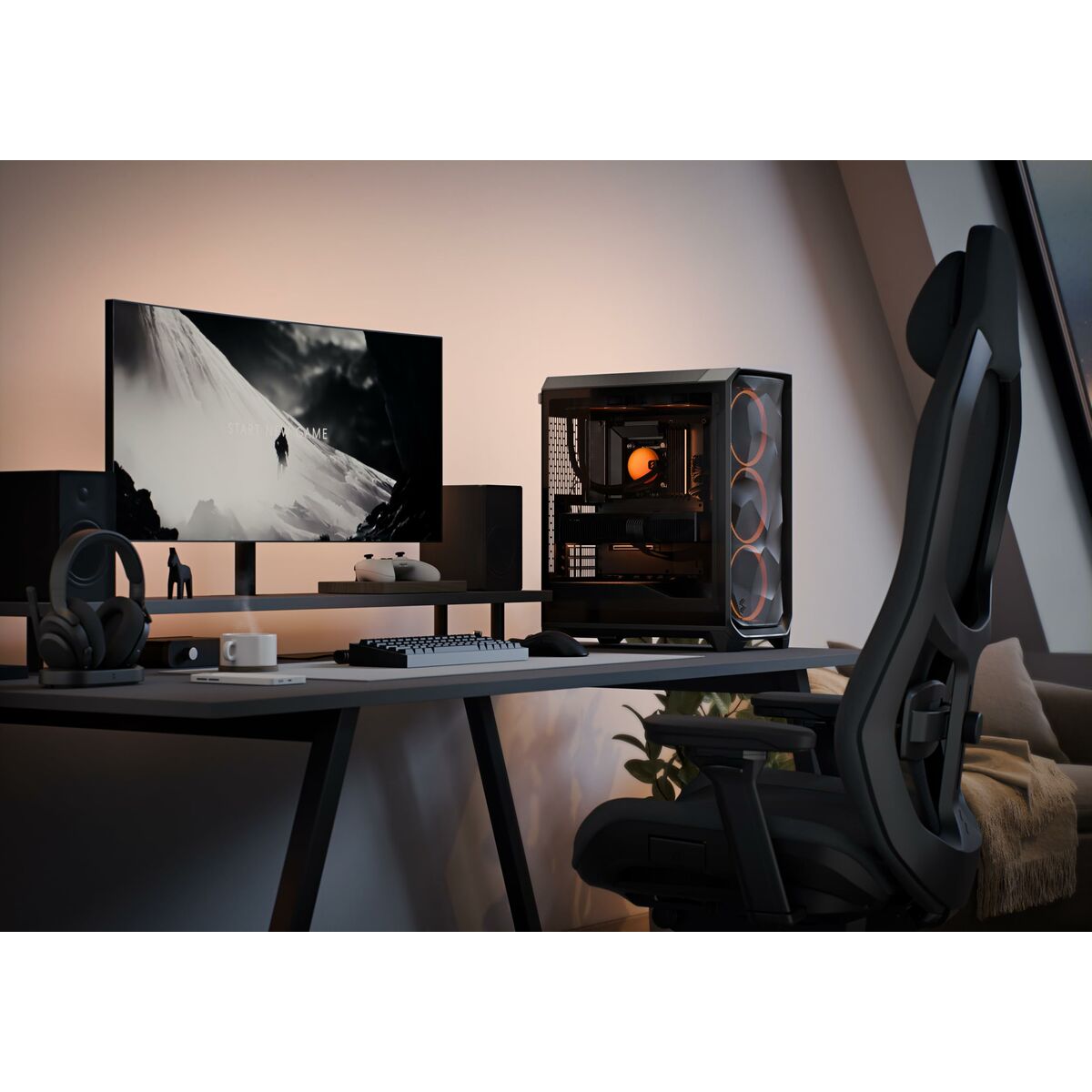 Caja Semitorre ATX Fractal Design FD-C-MES3A-06 Negro