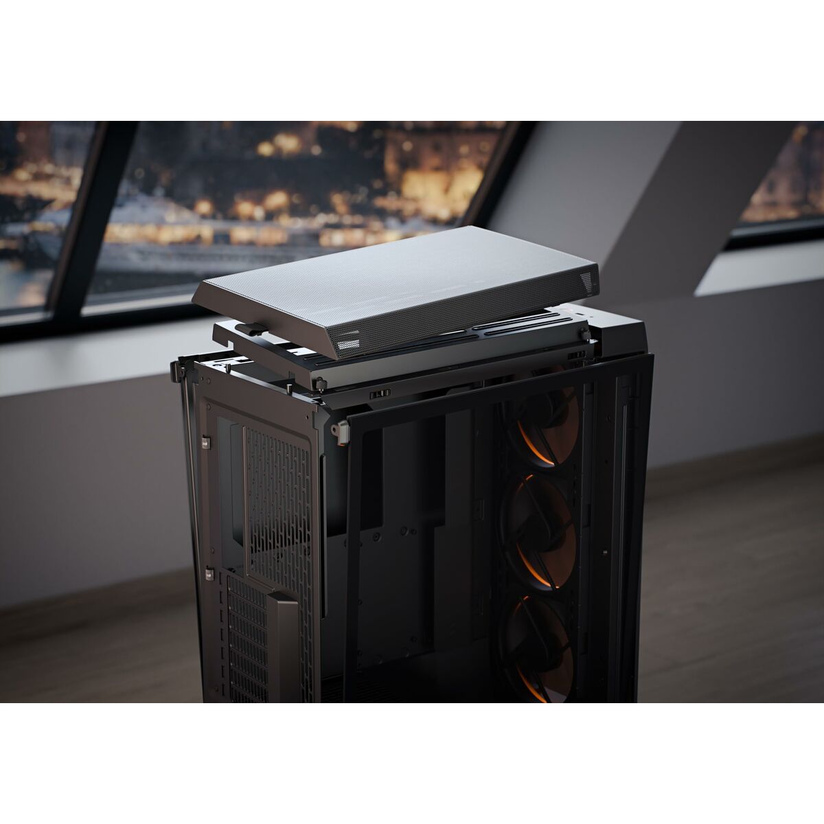 Caja Semitorre ATX Fractal Design FD-C-MES3A-06 Negro