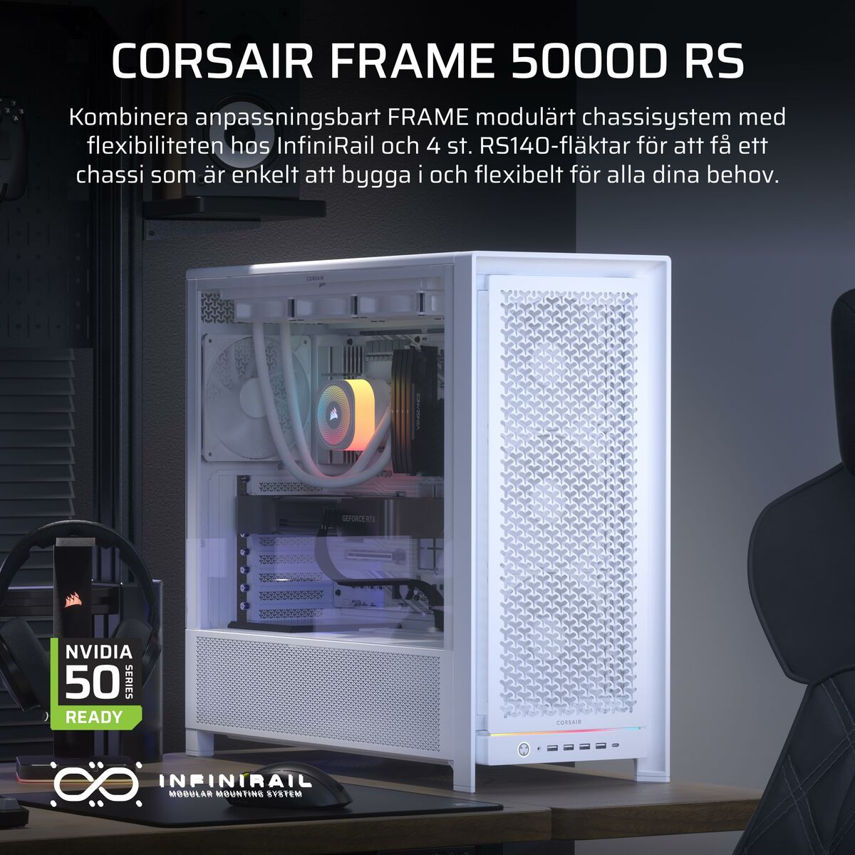 Caja Semitorre ATX Corsair CC-9011308-WW Blanco