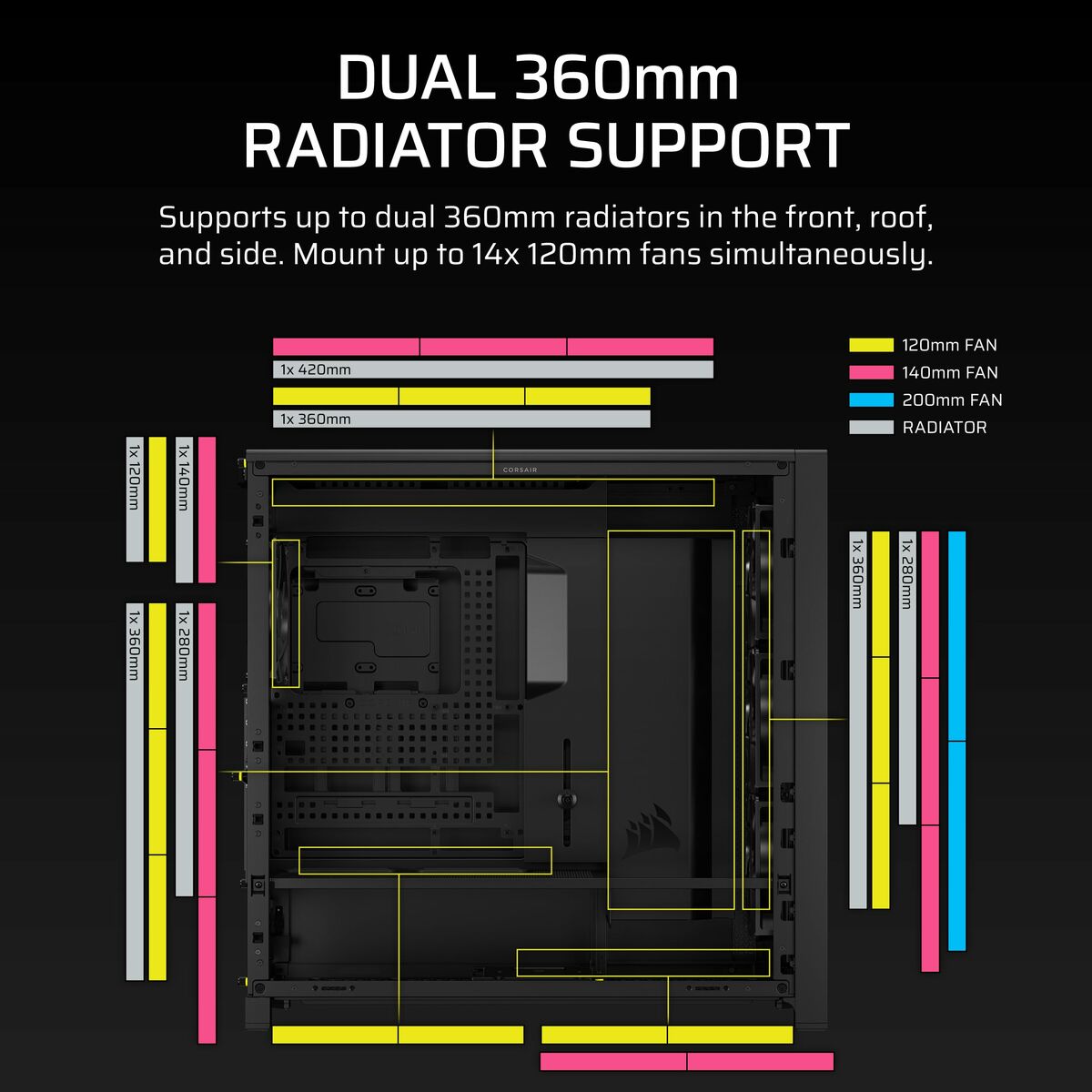 Caja Semitorre ATX Corsair CC-9011307-WW Negro