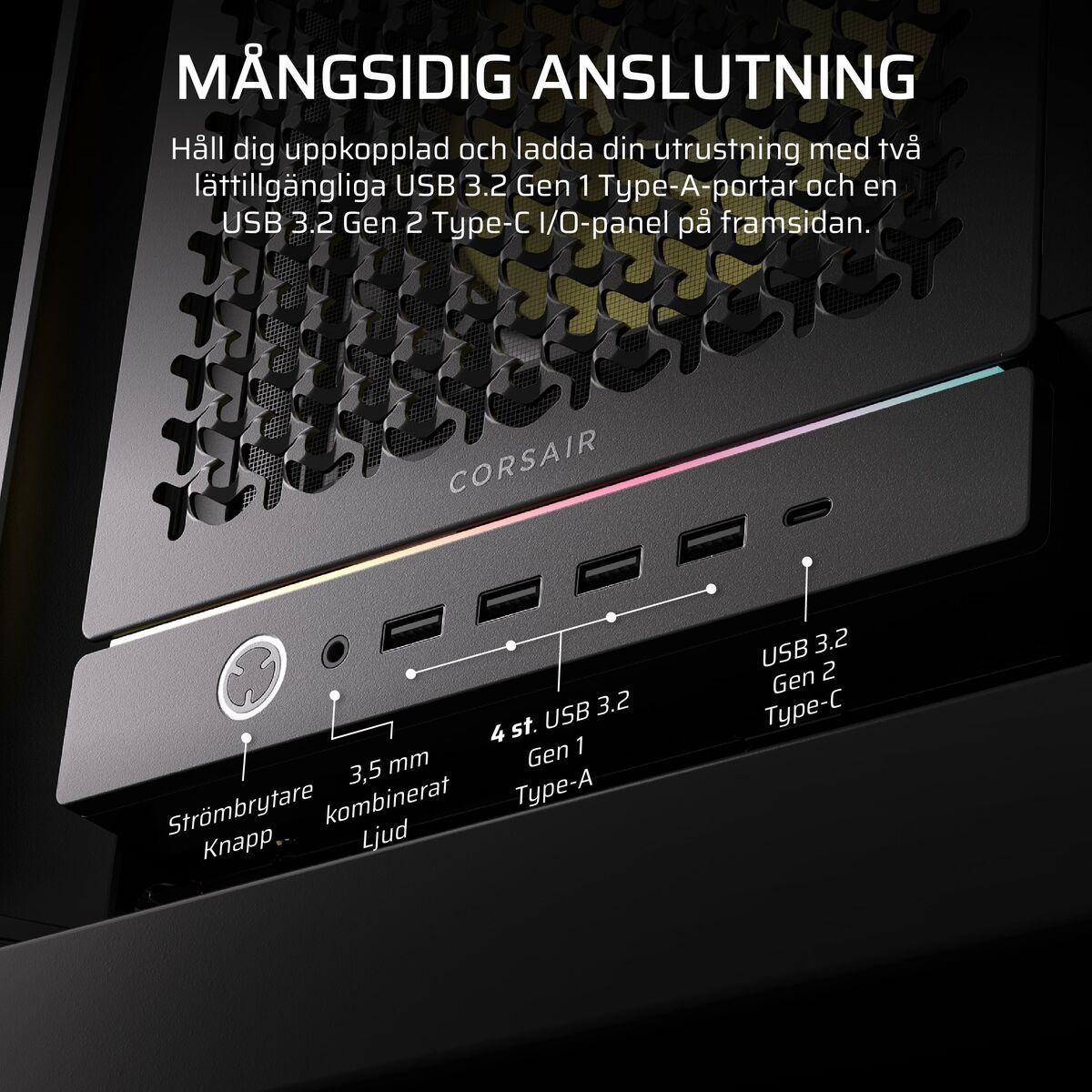 Caja Semitorre ATX Corsair CC-9011309-WW Negro