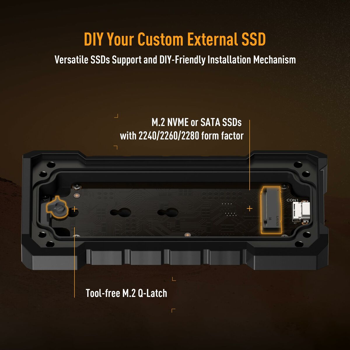 Disco Duro Externo Asus Gaming A2 Negro