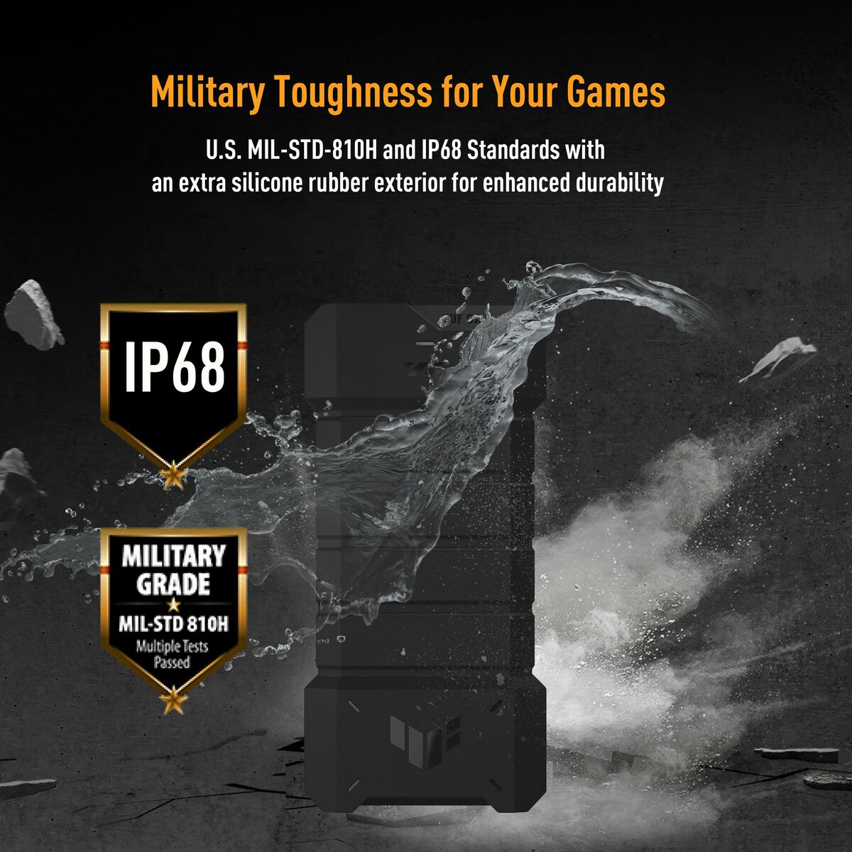 Disco Duro Externo Asus Gaming A2 Negro