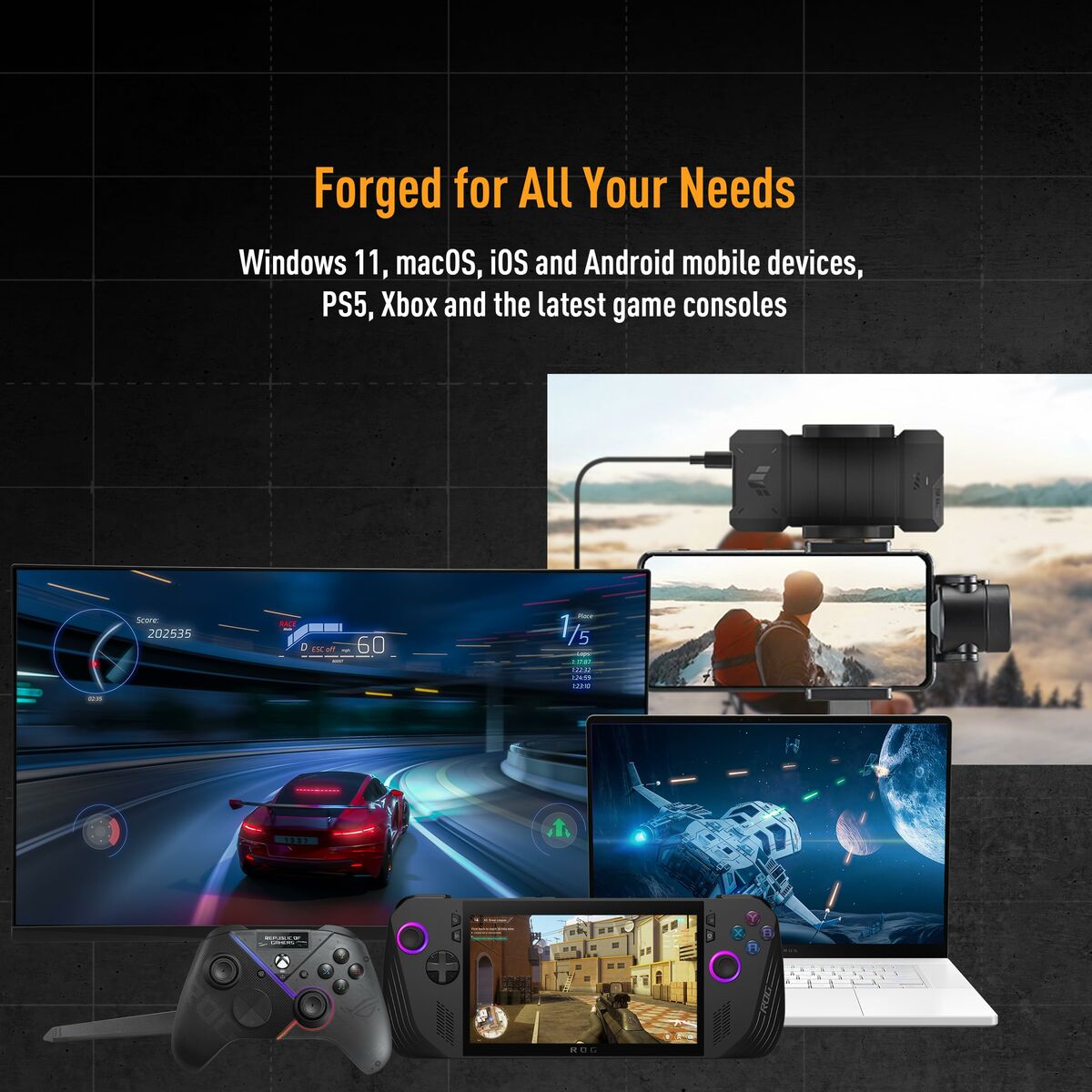 Disco Duro Externo Asus Gaming A2 Negro