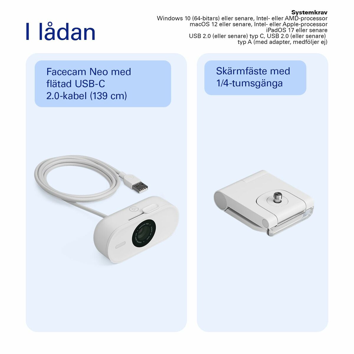 Webcam Elgato Facecam Neo