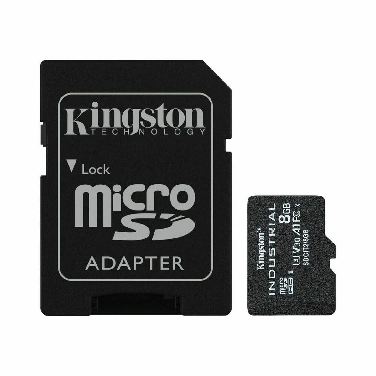 Tarjeta de Memoria Micro SD con Adaptador Kingston Industrial